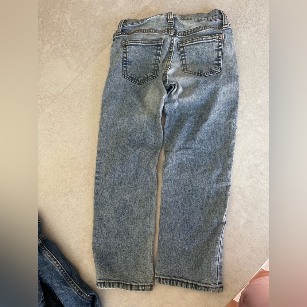 GAP Denim Stretch Straight Jeans - Blue